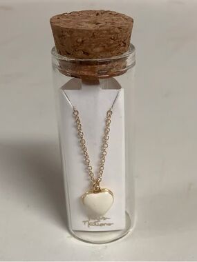 Kris Nations Enamel Heart Necklace